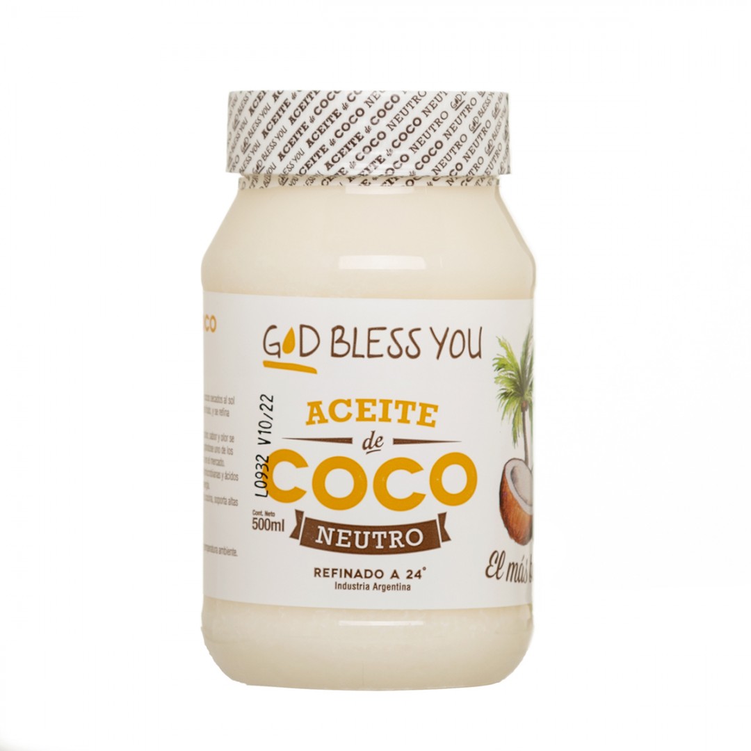 ACEITE DE COCO NEUTRO X500ML GOOD BLESS YOU