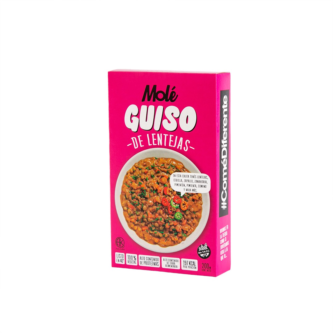 GUISO DE LENTEJAS X200GR MOLÉ