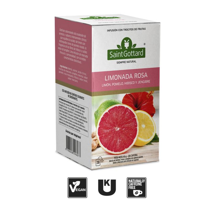 INFUSION LIMONADA ROSA X20SAQ SAINT GOTTARD