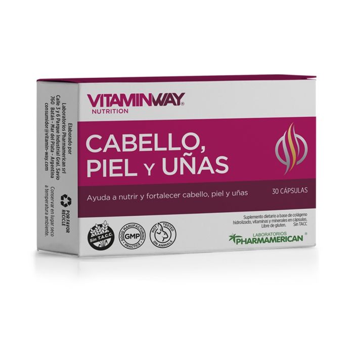 CABELLO PIEL Y UÑAS X30CAP