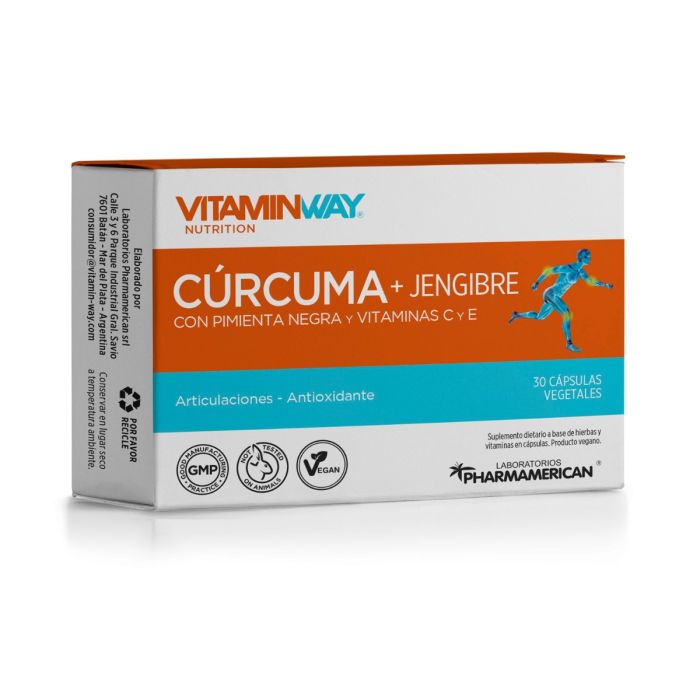 CURCUMA + JENGIBRE C PIMIENTA X30CAP