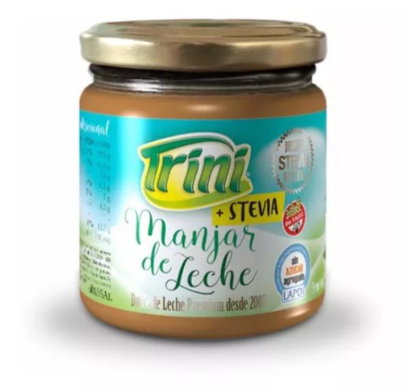 DULCE DE LECHE MANJAR C STEVIA X 200G TRINI