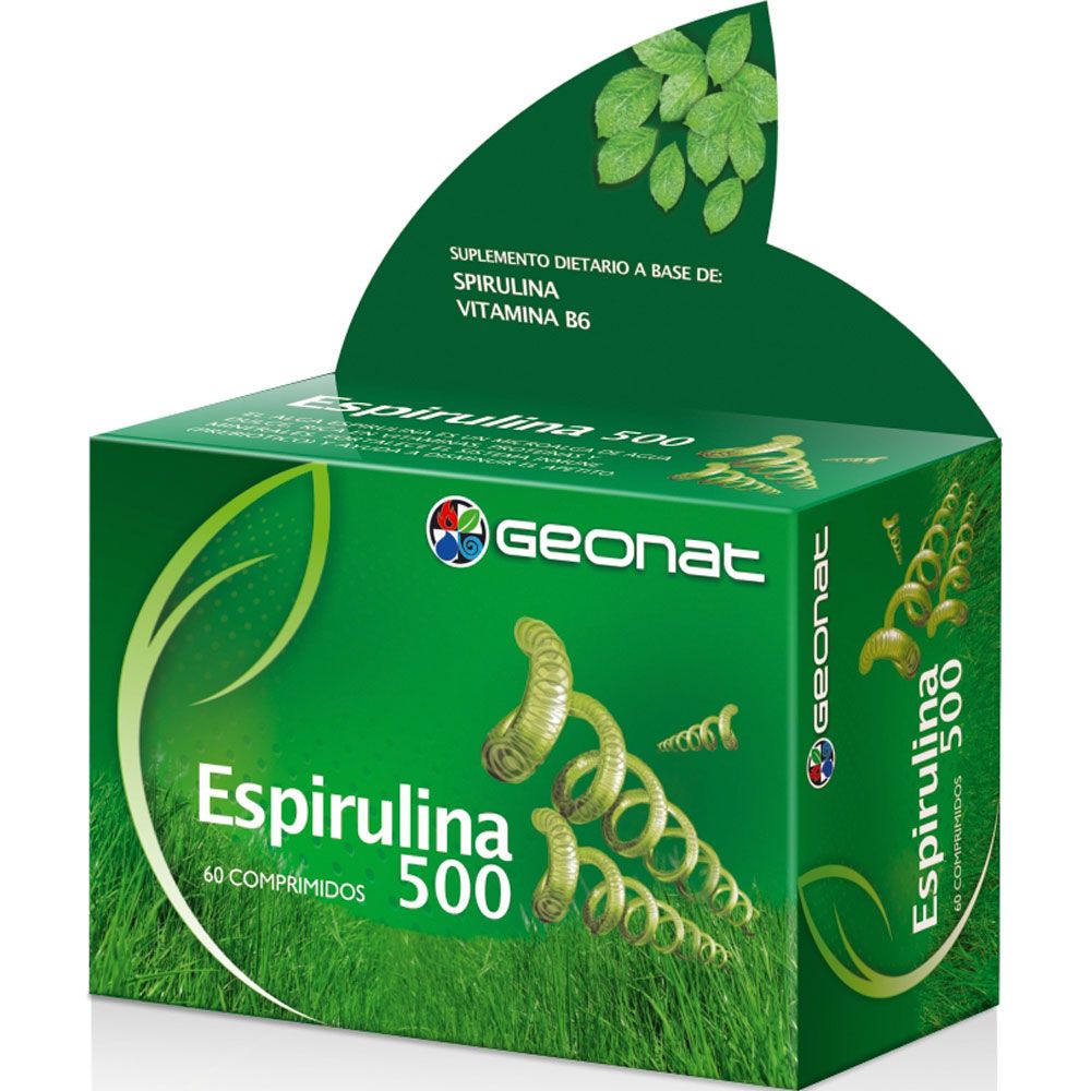 ESPIRULINA 500 X 60CAPS GEONAT
