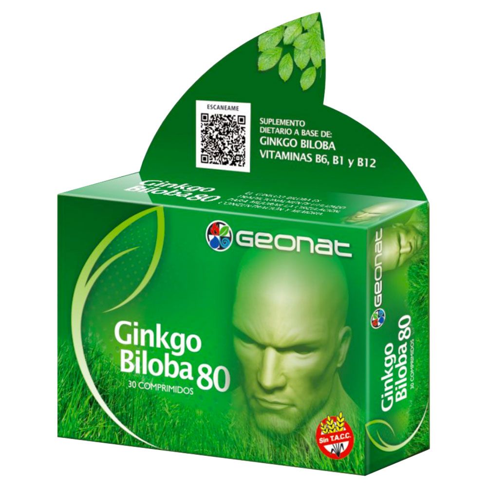 GINKGO BILOBA 80 X 30 COMP GEONAT