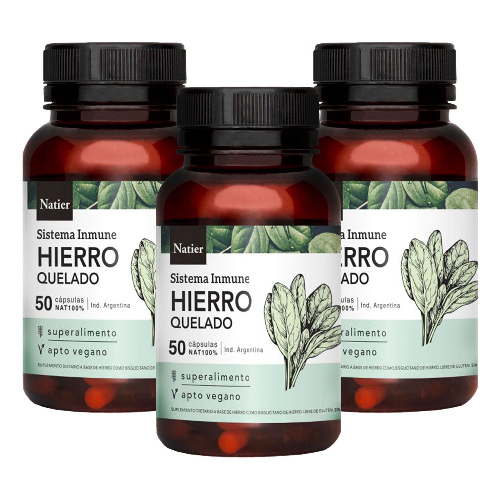 HIERRO QUELATADO 50CAPS