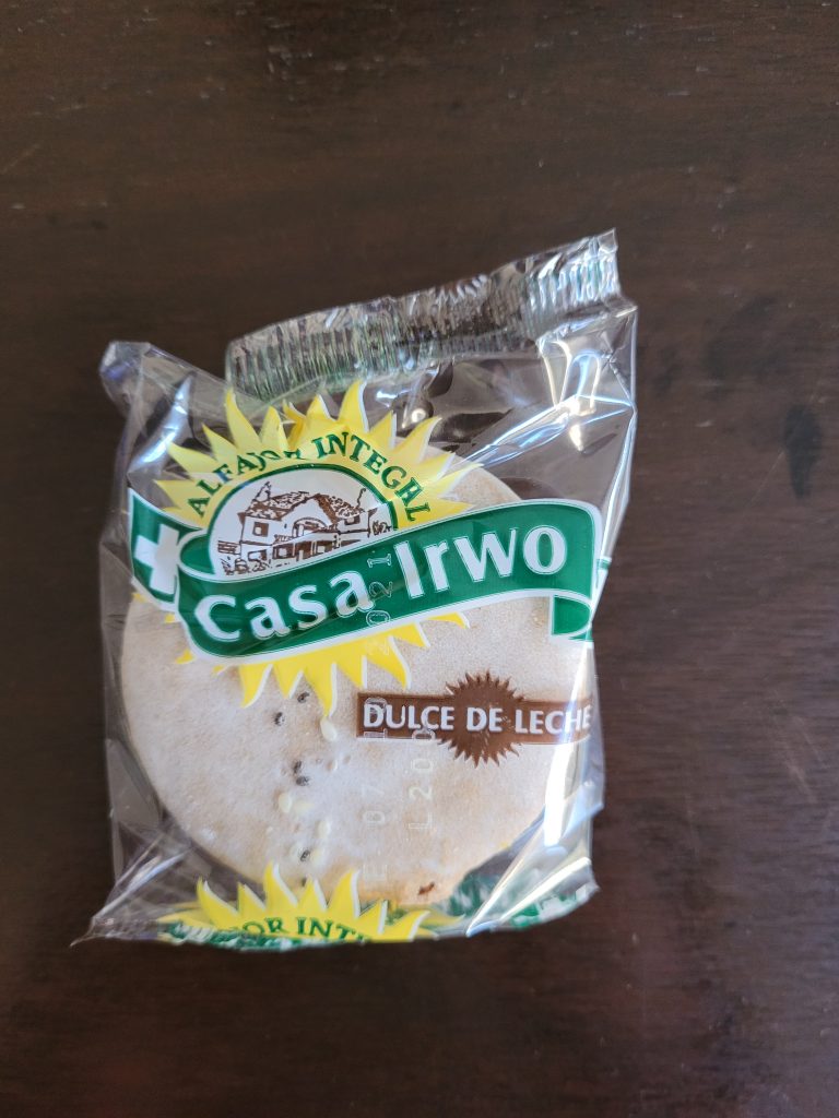 ALFAJOR INTEGRAL DE DULCE DE LECHE