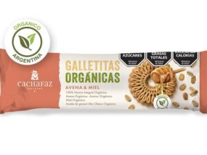 GALLETAS ORGANICAS AVENA Y MIEL