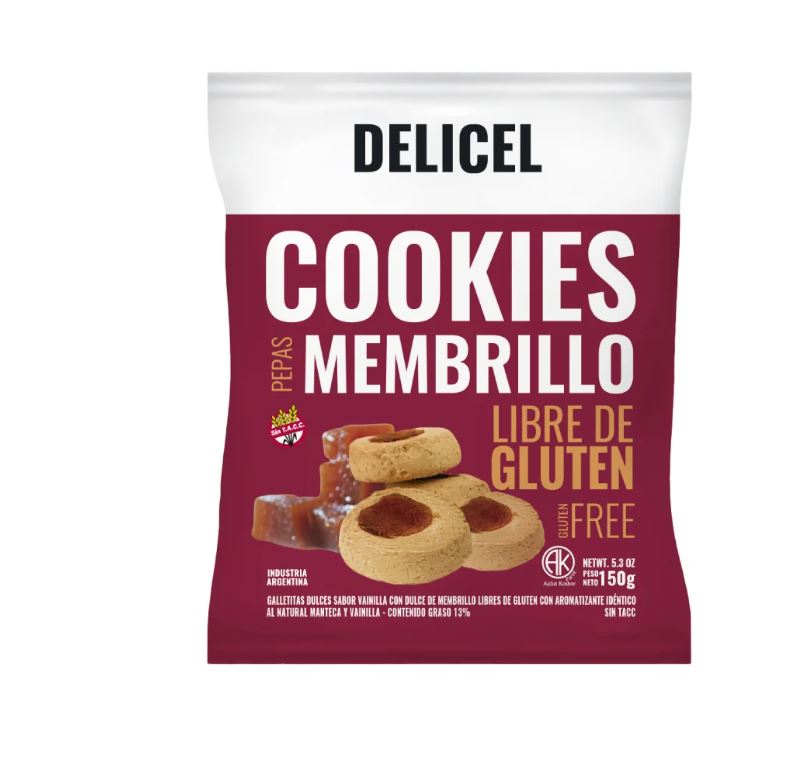 GALLETAS PEPAS MEMBRILLO X 150GR