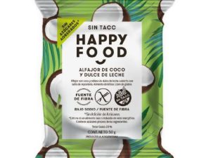 ALFAJOR COCO Y LECHE S/AZ (XUNIDAD) X50GR HAPPY FO