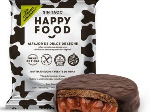 ALFAJOR D. LECHE S/AZ (XUNIDAD) X50GR HAPPY FOOD