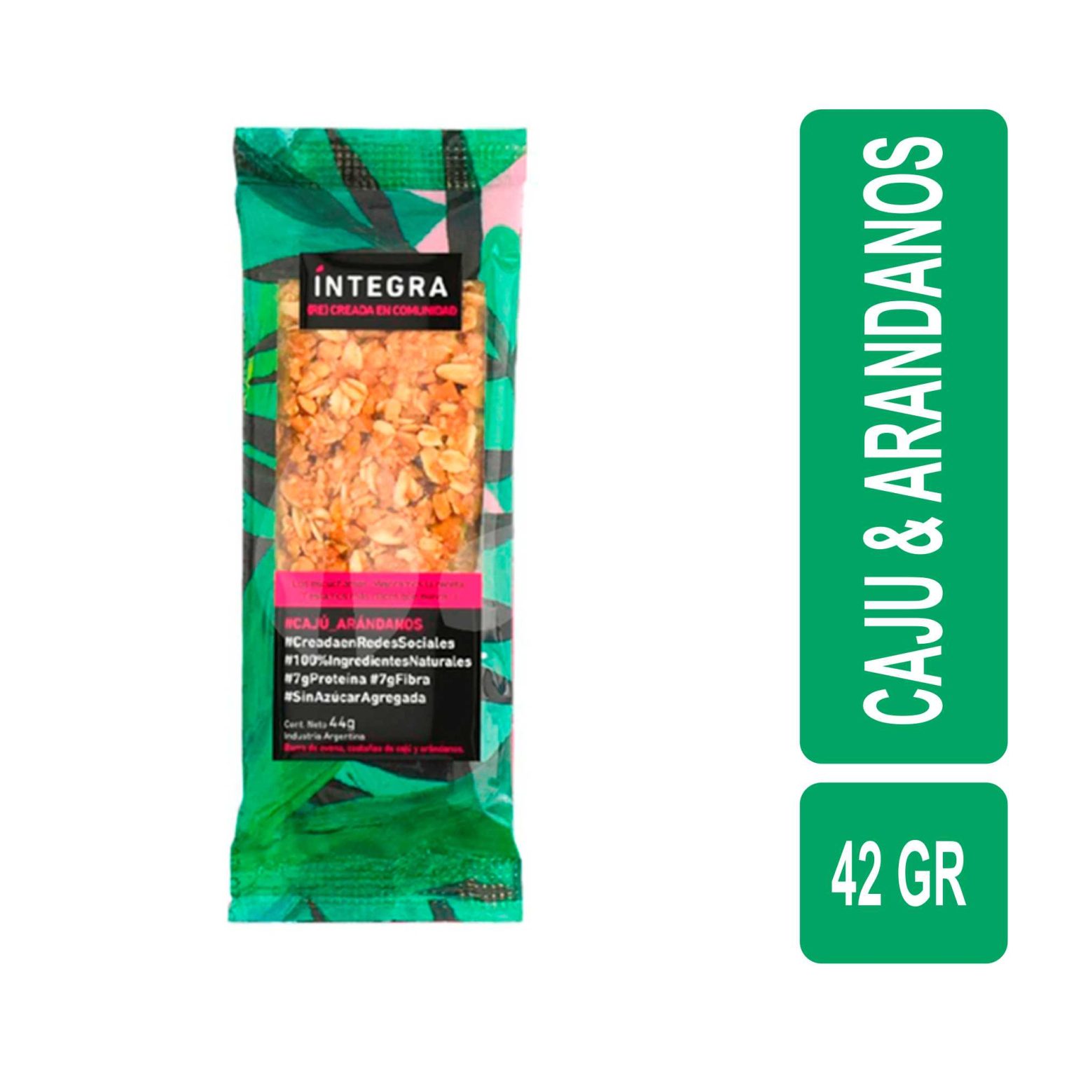BARRA AVENA CAJU Y ARANDANOS X43GR