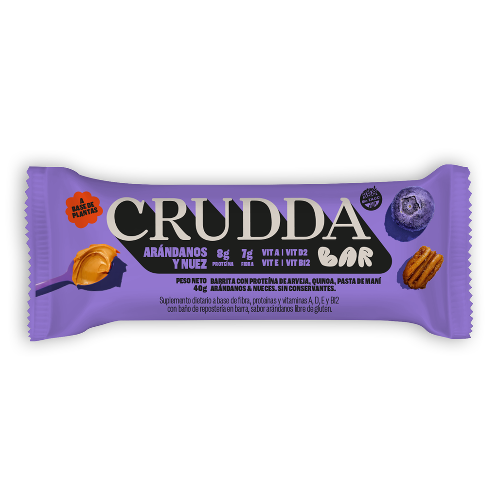 BARRA C PROTEINA ARANDANO NUEZ(XUNIDAD) CRUDDA