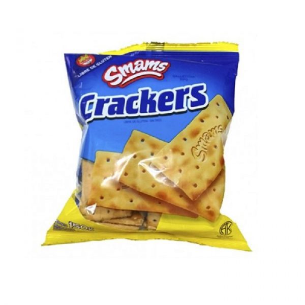 CRACKERS CLASICAS SIN TACC X 150G SMAMS GALLETITAS