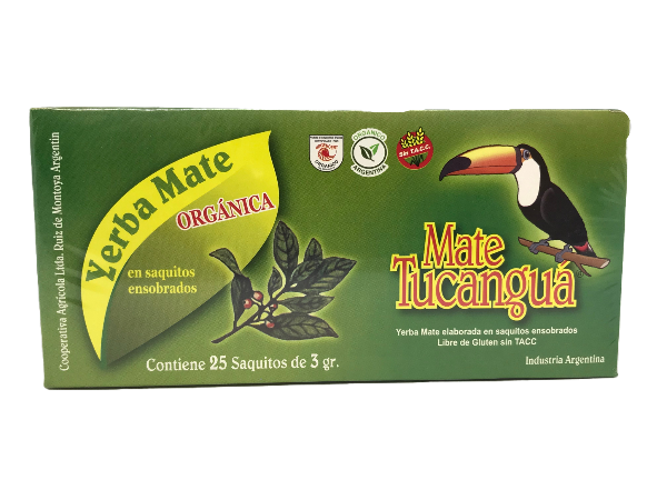 MATE COCIDO ORGANICO X25 SAQU TUCANGUA