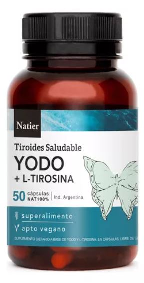 YODO+ L-TIROSINA X50 CAPS NATIER