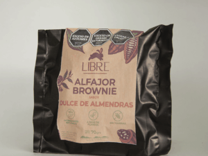 ALFAJOR BROWNIE DULCE ALMENDRAS X70GR (X10)