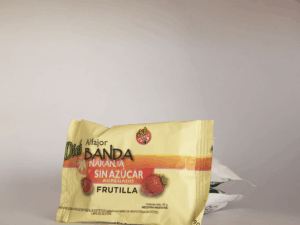ALFAJORES FRUTILLA BANDA NARANJA S/AZUCAR  ( X1)