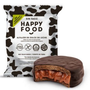 ALFAJOR D. LECHE S/AZ (XUNIDAD) X50GR HAPPY FOOD
