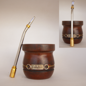 BOMBILLA ACERO BARRILITO BRONCE