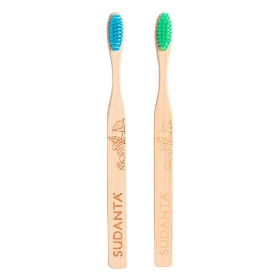 CEPILLOS DE BAMBOO CERDA MEDIA ADULTO