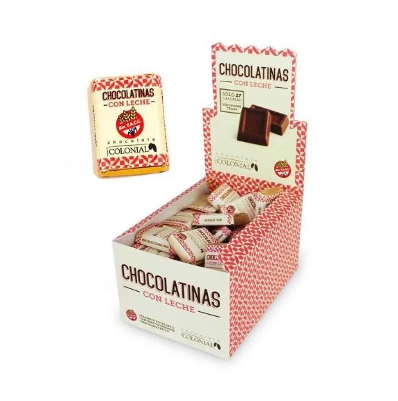 CHOCOLATINAS ORGANICAS C/LECHE