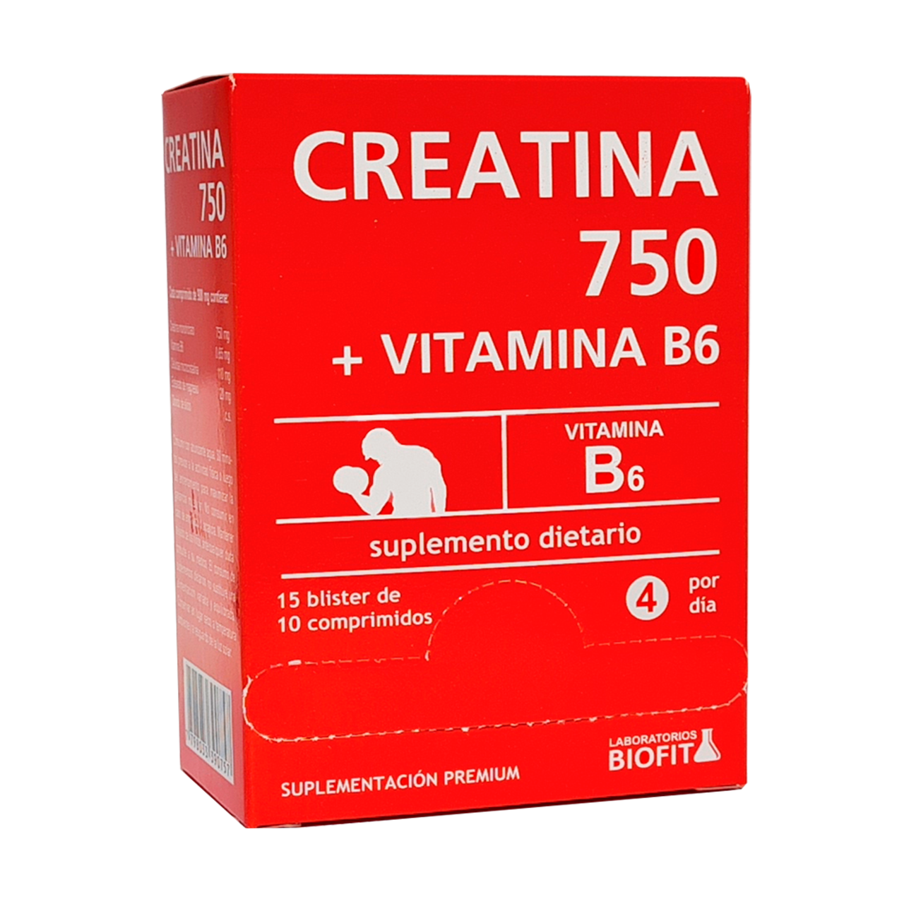 CREATINA +VIT.B6 X750MG X10COMP