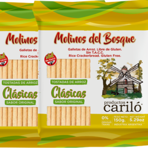 GALLETAS DE ARROZ X 150G CARILO SABOR ORIGINAL