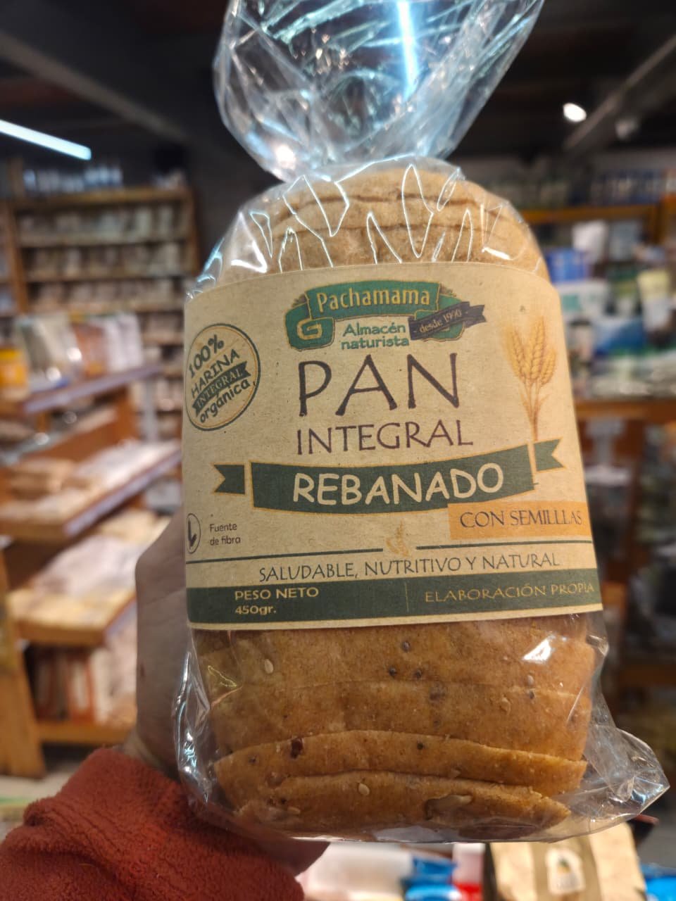 Pan Integral Rebanado empaquetado — Pachamama