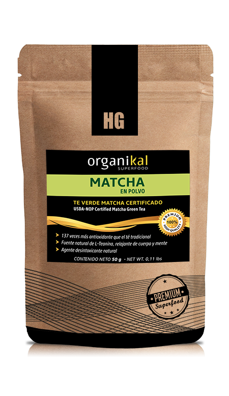 MATCHA EN POLVO SOBRE X 50G (X1 SOBRE)