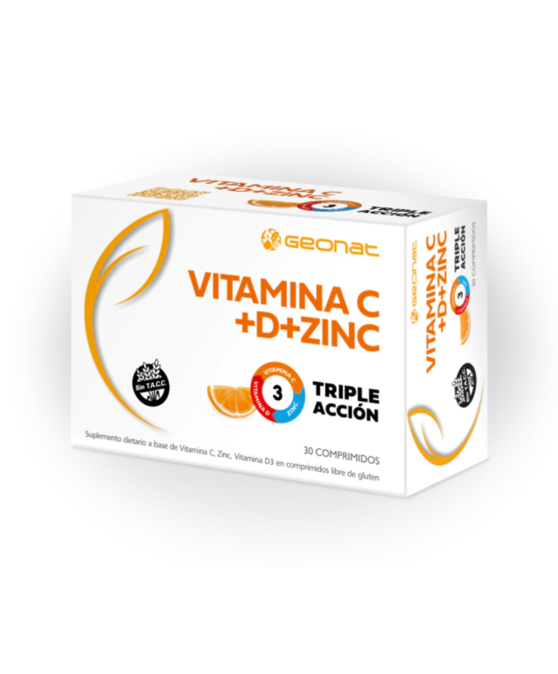 VITAMINA C TRIPLE ACCION X 30 COMP GEONAT