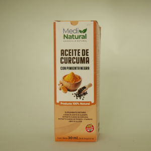 ACEITE DE CURCUMA CON PIMIENTA NEGRA X30ML