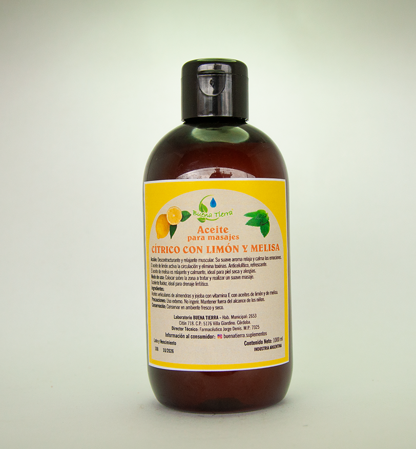 ACEITE P/MASAJES CITRICO X250GR