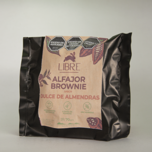 ALFAJOR BROWNIE DULCE ALMENDRAS X70GR (X10)